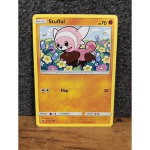 Stufful 55/111 Crimson Invasion Sun &‎ Moon SM Pokemon NM Card game Trading
